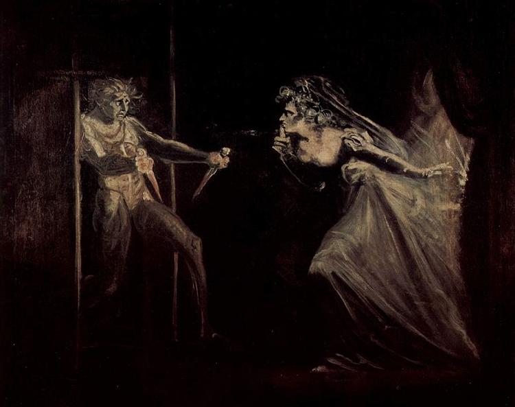 Jacob Heinrich Elbfas Lady Macbeth receives the daggers oil painting picture